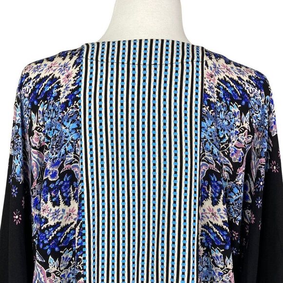 Free People Mix 'n' Match Patchwork Floral Blouse Size Medium - Picture 5 of 7